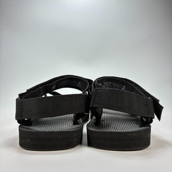 Teva Original Universal Black Outdoor Sport Hiking Sandals 1004010 Men’s Size 8 - Picture 5 of 9